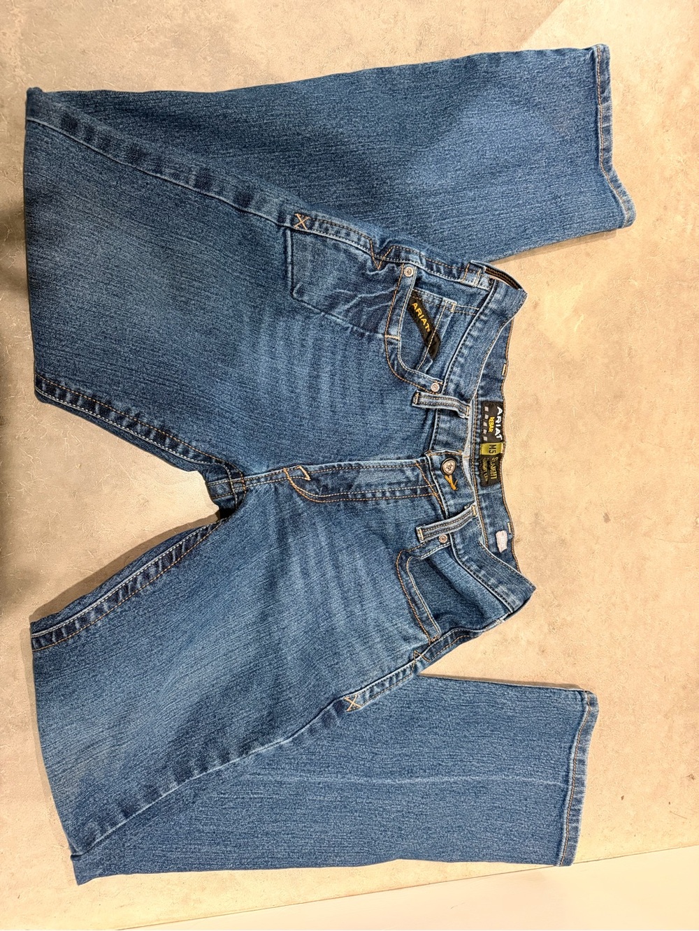 Ariat Men's Rebar M5 Loop Lock Straight Leg Jeans 30/34 Cowboy Ranch Workwear
